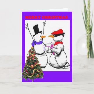 Merry Christmas Holdup Holiday Card