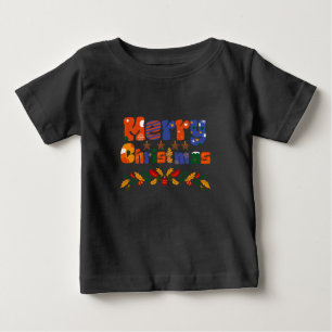 Merry Christmas Holiday Baby T-Shirt