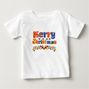 Merry Christmas  Holiday Baby T-Shirt