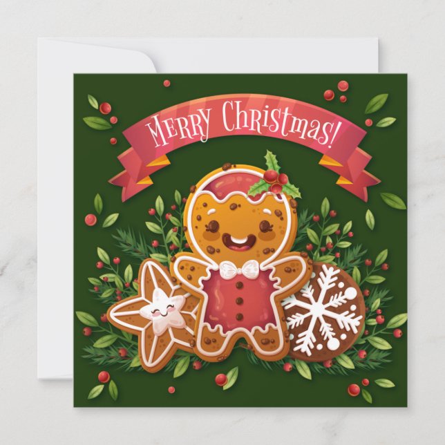 Merry Christmas  Holiday Card (Front)