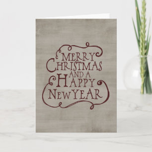 Merry Christmas Holiday Card