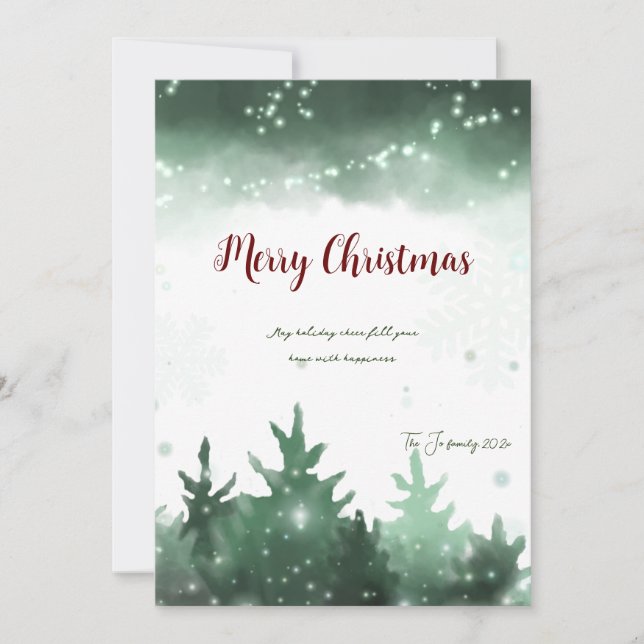 Merry Christmas Holiday Card (Front)
