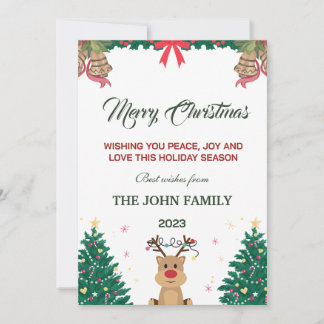Merry Christmas Holiday Card