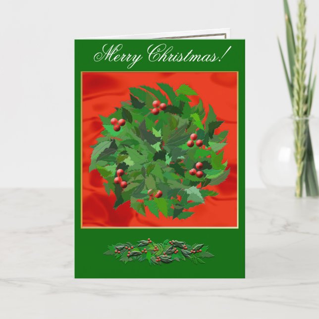 Merry Christmas! Holiday Card (Front)