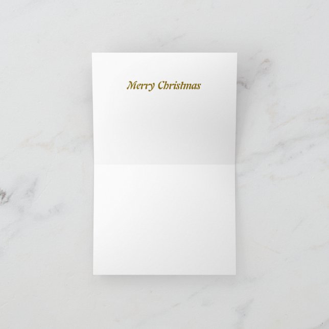 Merry Christmas Holiday Card (Inside)