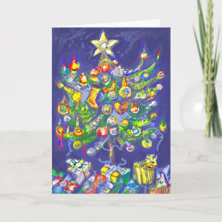 Merry christmas holiday card