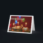 Merry Christmas Holiday Card<br><div class="desc">Christmas candles and apples</div>