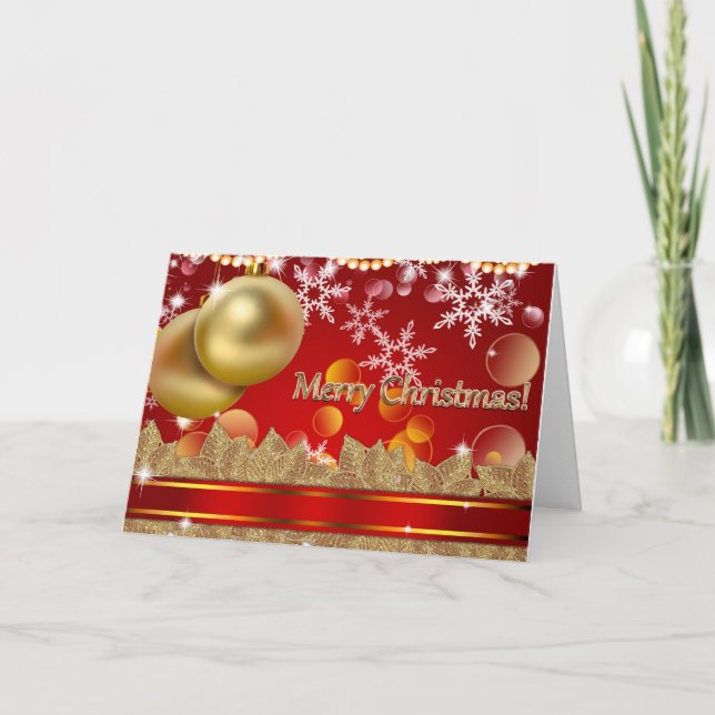 Merry Christmas Holiday Card (Front)