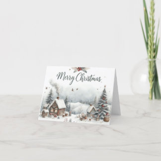 Merry christmas holiday card