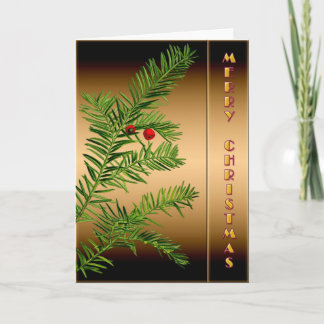 MERRY CHRISTMAS HOLIDAY CARD