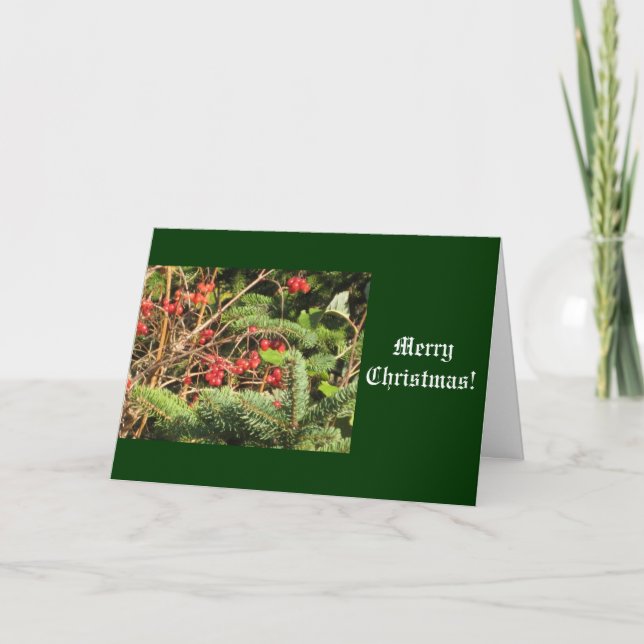 Merry Christmas Holiday Card (Front)
