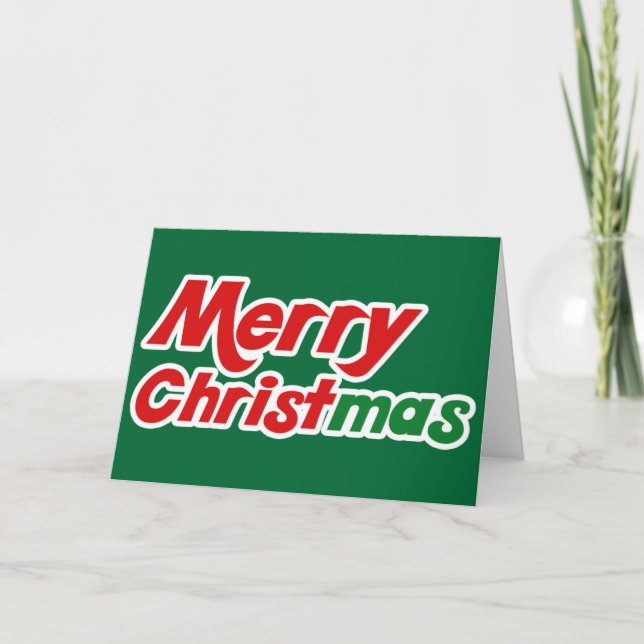 Merry Christmas Holiday Card (Front)