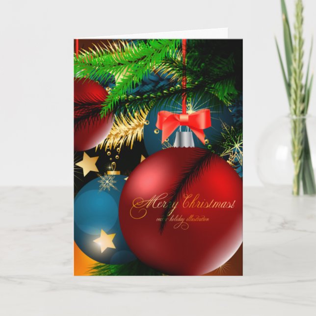 Merry Christmas Holiday Card (Front)