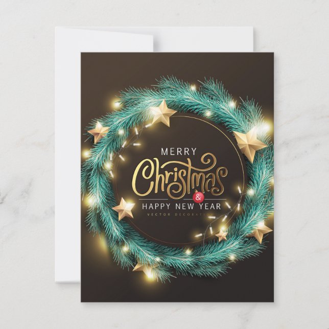 "Merry Christmas" Holiday Card (Front)