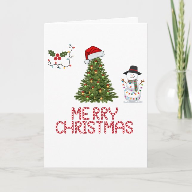 Merry Christmas Holiday Card (Front)