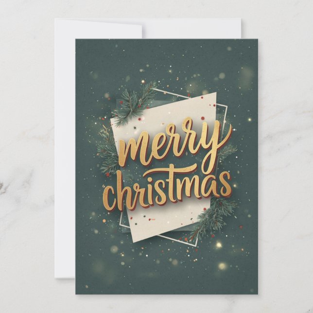 Merry Christmas Holiday Cards  (Front)
