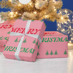 Merry Christmas Holiday Elegant Wrapping Paper