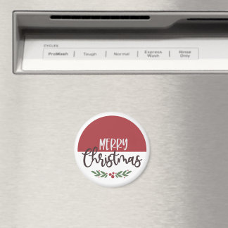 Merry Christmas Holiday Festive Winter Magnet
