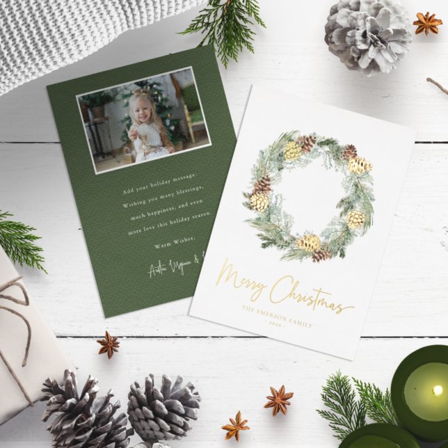 Merry Christmas Holiday Foil Card (Creator Uploaded)