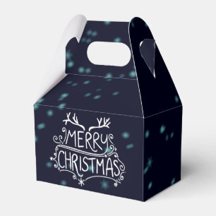 Merry Christmas Holiday Gift Box