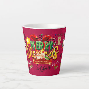 Merry Christmas holiday gift Latte Mug