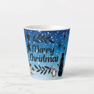 Merry Christmas holiday gift Latte Mug