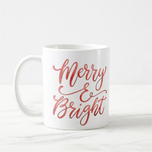 merry christmas holiday gift, modern christmas gif coffee mug