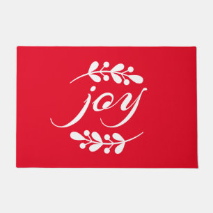 MERRY CHRISTMAS Holiday Joy Doormat