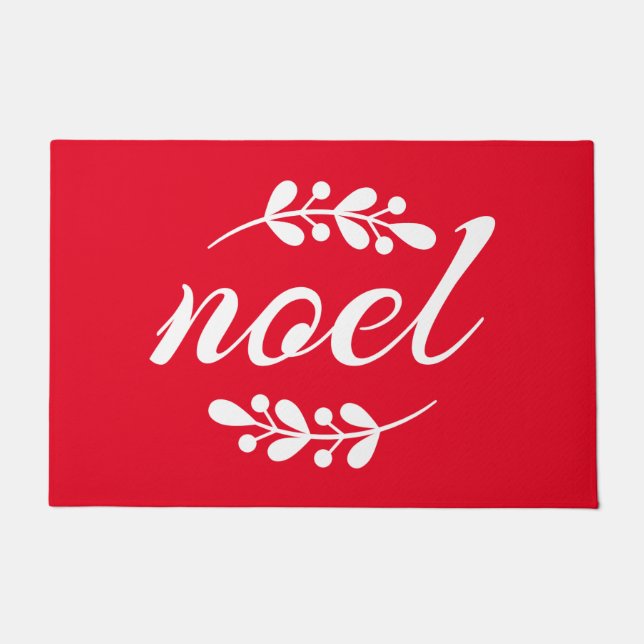 MERRY CHRISTMAS | Holiday Noel Doormat (Front)