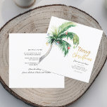 Merry Christmas Holiday Palm Tree We've Moved Announcement<br><div class="desc">Christmas Holiday Coastal Moving Palm Tree Announcement you can easily customise by clicking the "Personalise" button. Add your custom message and names on the reverse side</div>