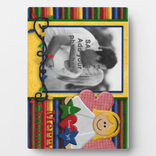 Merry Christmas Holiday Photo Frame Gift