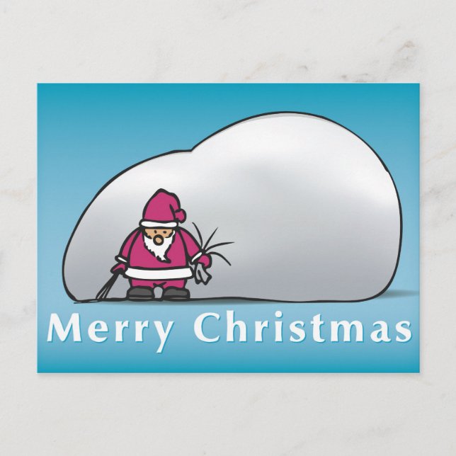 Merry Christmas Holiday Postcard (Front)
