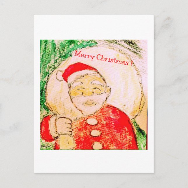 Merry Christmas! Holiday Postcard (Front)