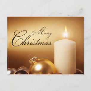 Merry Christmas Holiday Postcard