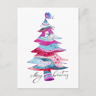 Merry Christmas Holiday Postcard