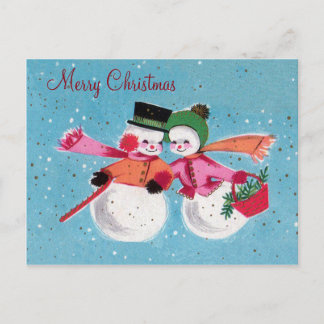 Merry Christmas Holiday Postcard
