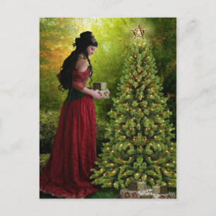 Merry Christmas Holiday Postcard