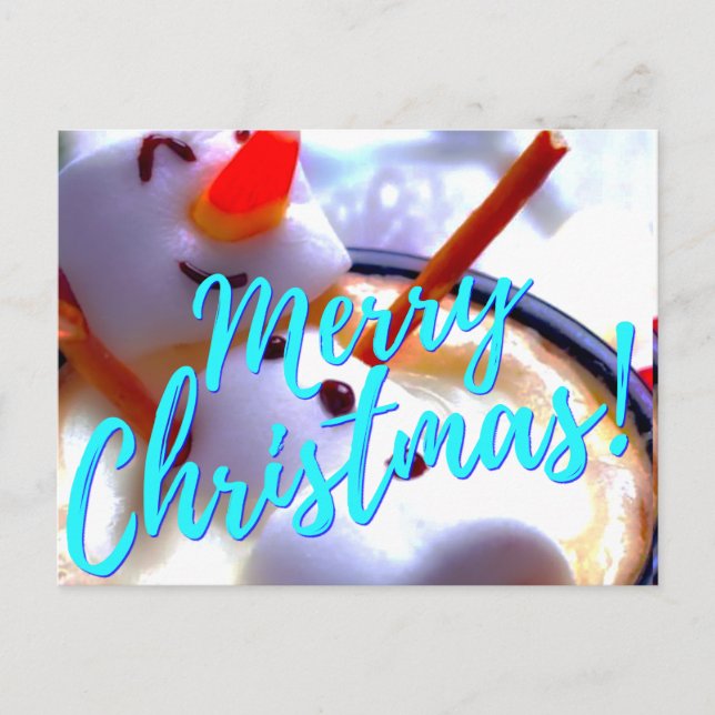 merry christmas holiday postcard (Front)