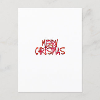Merry Christmas  Holiday Postcard
