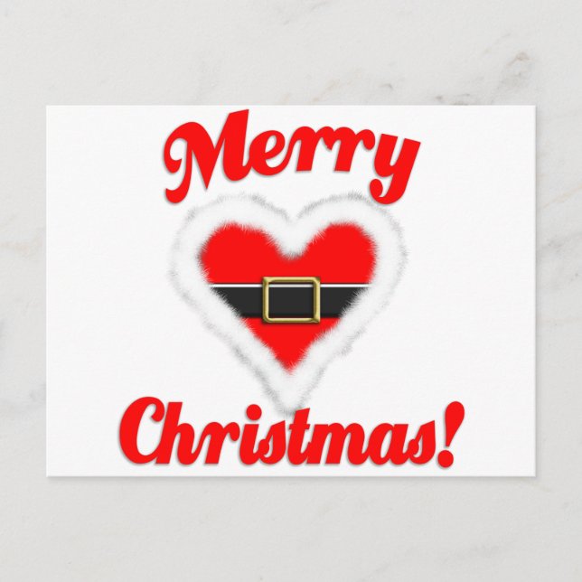 Merry Christmas Holiday Postcard (Front)