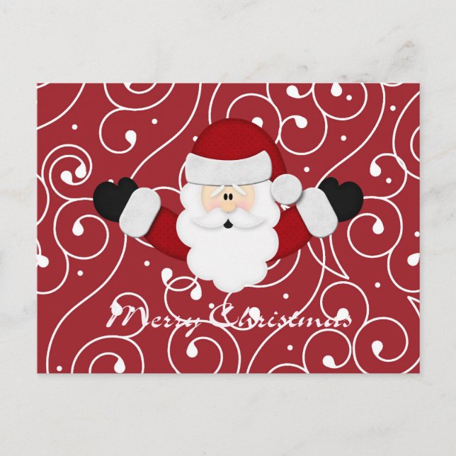 Merry Christmas Holiday Postcard (Front)