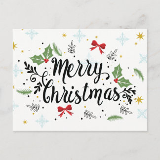 Merry Christmas! Holiday Postcard
