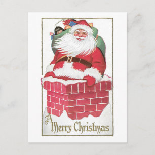 Merry Christmas Holiday Postcard