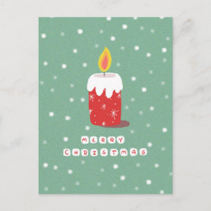 Merry Christmas Holiday Postcard