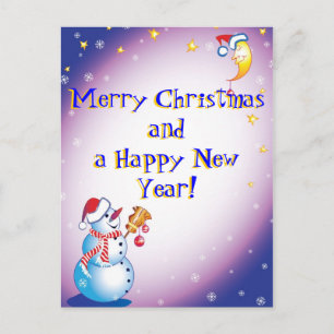 Merry Christmas! Holiday Postcard