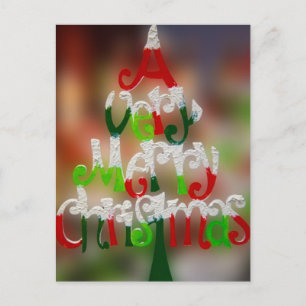 Merry Christmas Holiday Postcard