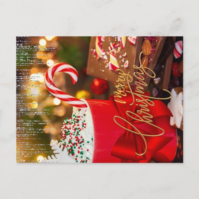 MERRY CHRISTMAS HOLIDAY POSTCARD (Front)