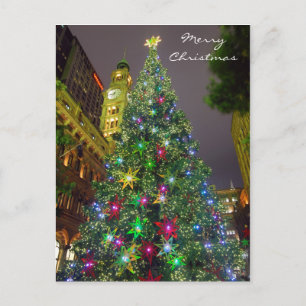 Merry Christmas Holiday Postcard