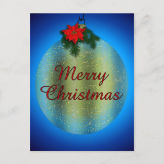 Merry Christmas Holiday Postcard