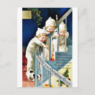 Merry Christmas Holiday Postcard